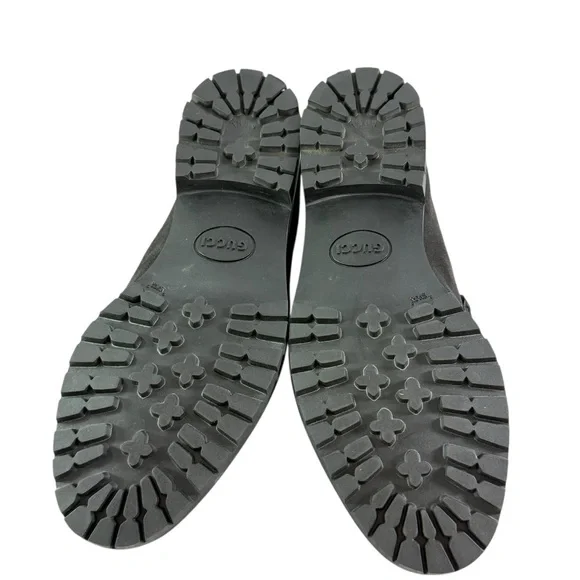 GUCCI Vintage Black Suede Horsebit Men's Loafers Made in Italy 9D - 9.5US - Picture 8 of 12